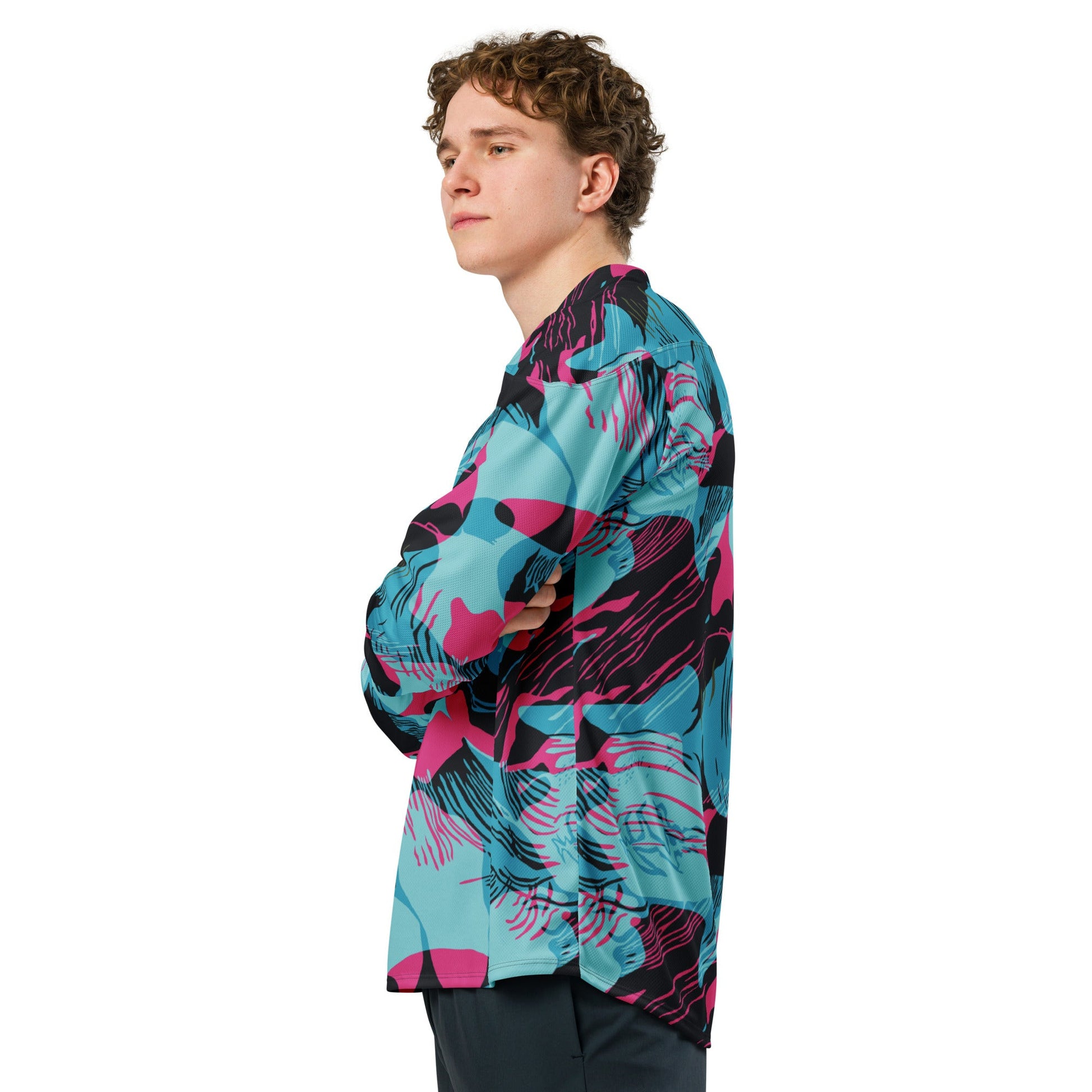 Miami Brushstroke CAMO hockey fan jersey 2XS Hockey Jerseys