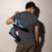 Brushstroke Miami Vice CAMO Mens High-Top Canvas Shoes