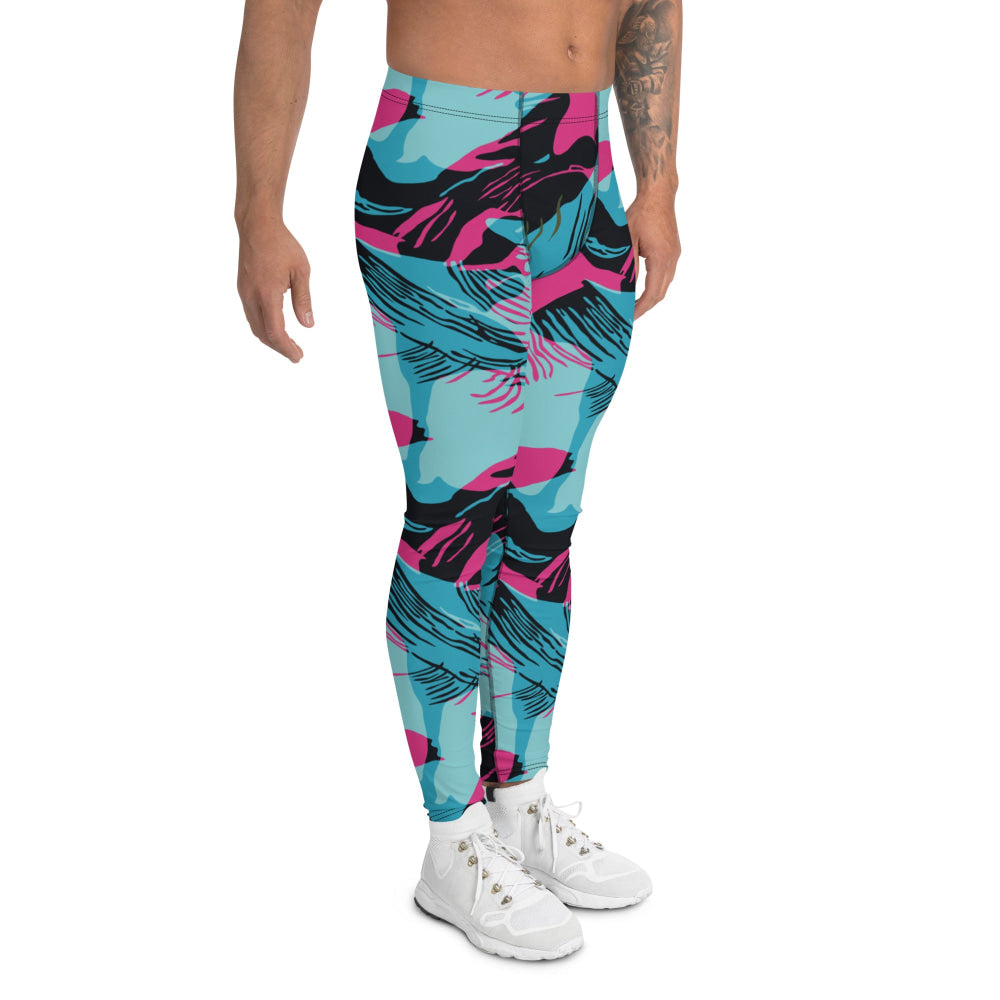 Miami Brushstroke CAMO Men’s Leggings - Mens