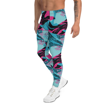 Miami Brushstroke CAMO Men’s Leggings - Mens