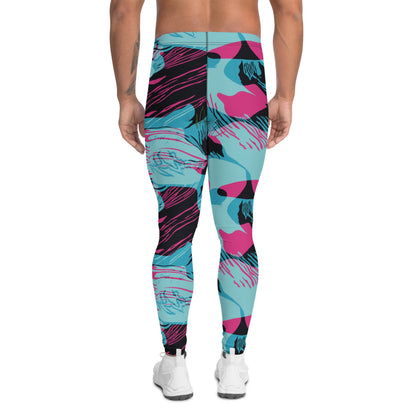 Miami Brushstroke CAMO Men’s Leggings - Mens