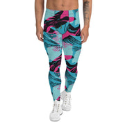 Brushstroke Miami Vice CAMO Mens Leggings - XS - Men