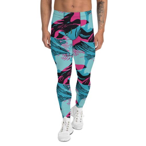 Brushstroke Miami Vice CAMO Mens Leggings - XS - Men