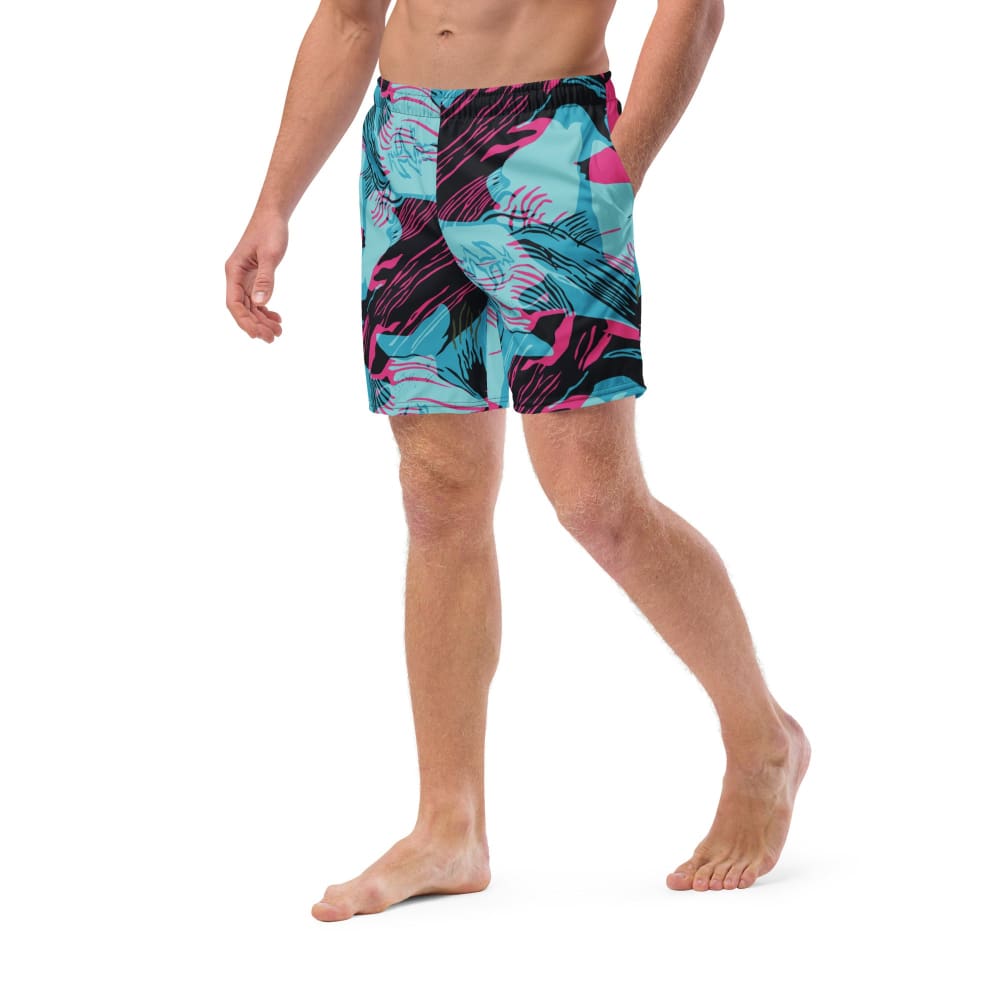 Miami Brushstroke CAMO Men’s swim trunks - Mens Swim Trunks