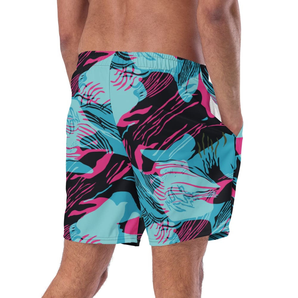 Miami Brushstroke CAMO Men’s swim trunks - Mens Swim Trunks