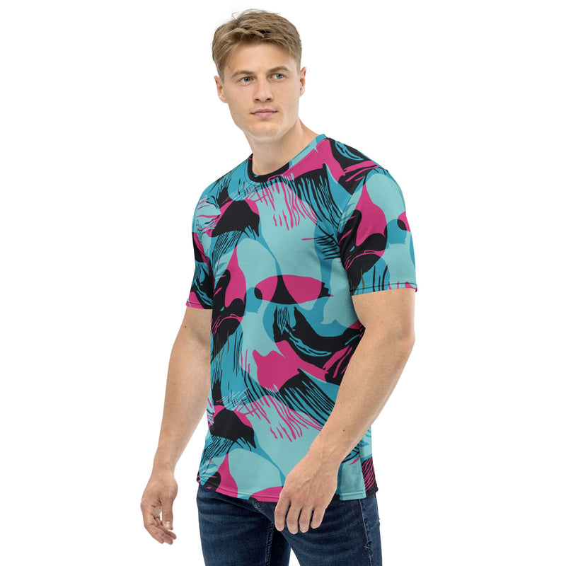 Brushstroke Miami Vice CAMO Mens T-Shirt