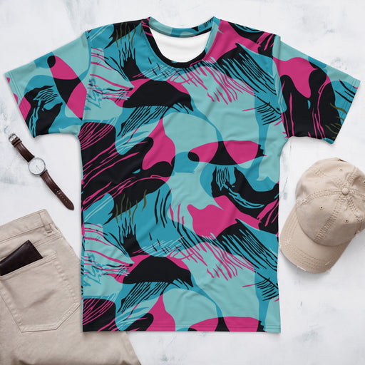 Brushstroke Miami Vice CAMO Mens T-Shirt - XS