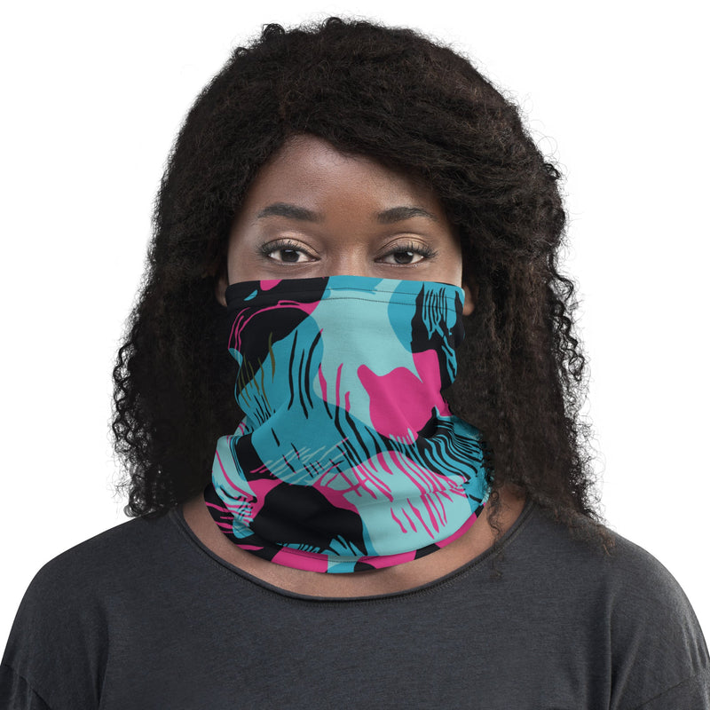 Brushstroke Miami Vice CAMO Neck Gaiter - Head