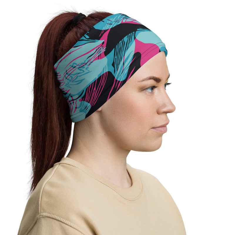 Brushstroke Miami Vice CAMO Neck Gaiter - Head