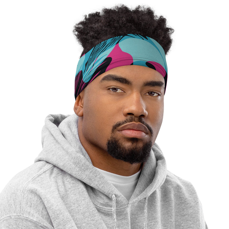 Brushstroke Miami Vice CAMO Neck Gaiter - Head