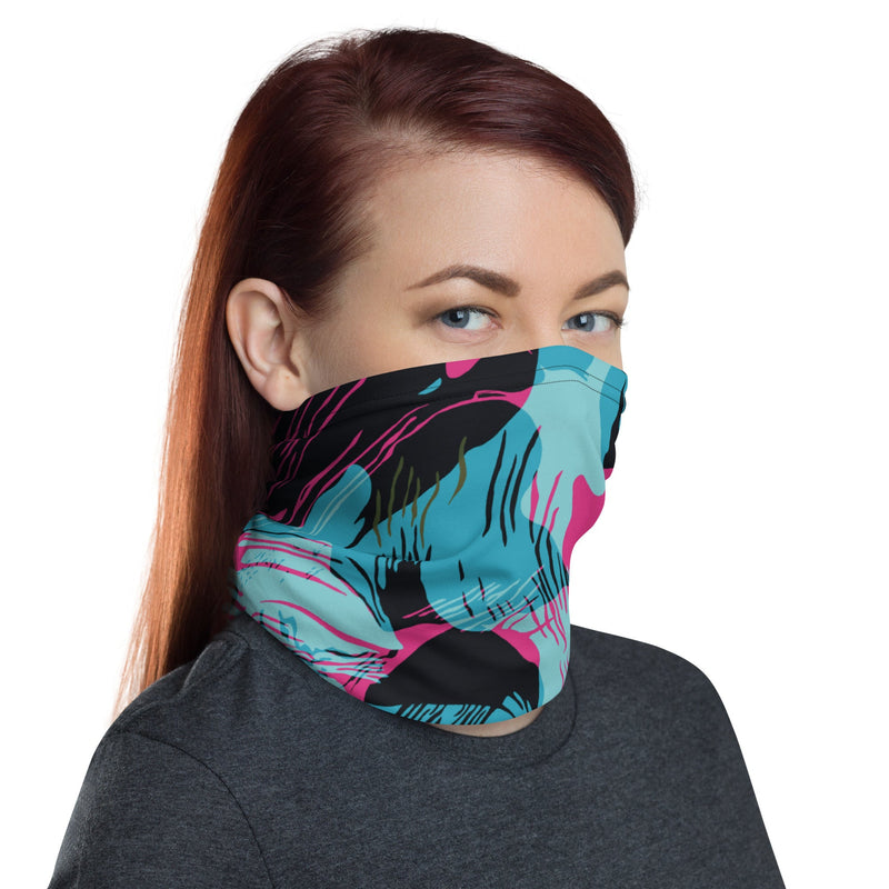 Brushstroke Miami Vice CAMO Neck Gaiter - Head