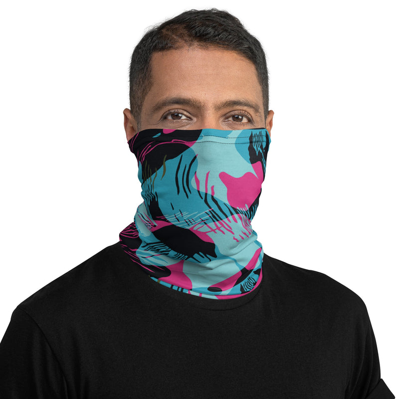 Brushstroke Miami Vice CAMO Neck Gaiter - Head