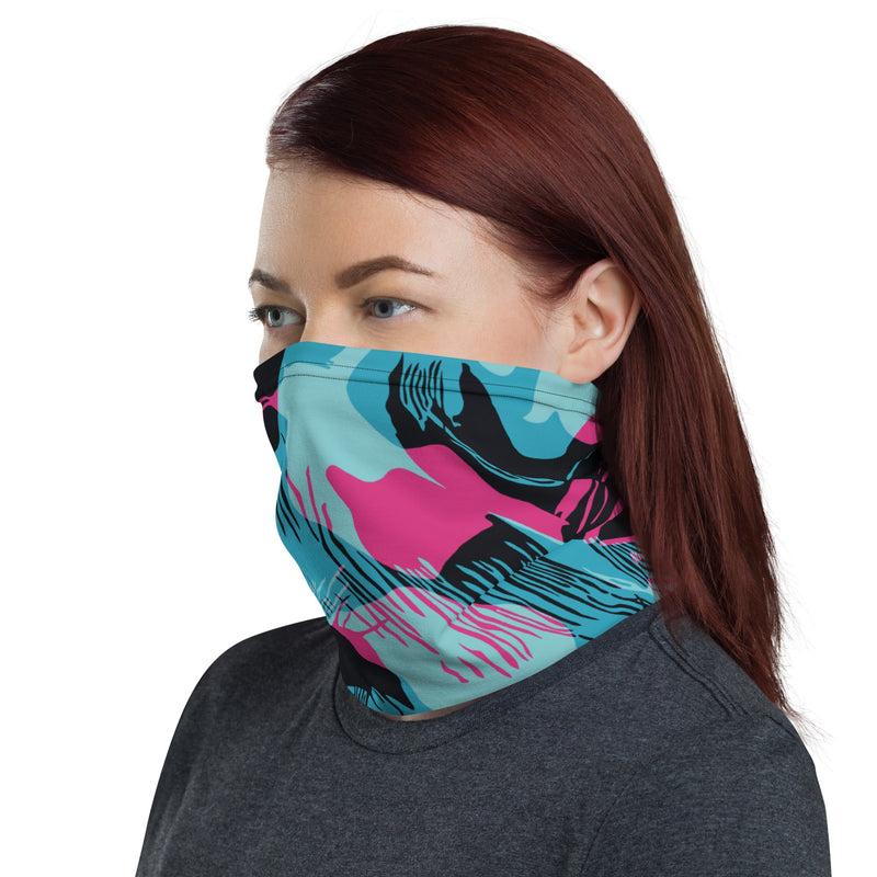 Brushstroke Miami Vice CAMO Neck Gaiter - Head