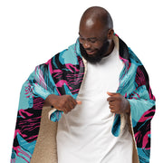 Brushstroke Miami Vice CAMO Sherpa Blanket