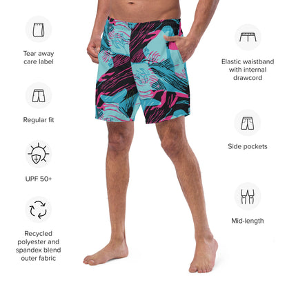 Miami Brushstroke CAMO swim trunks - Mens Swim Trunks