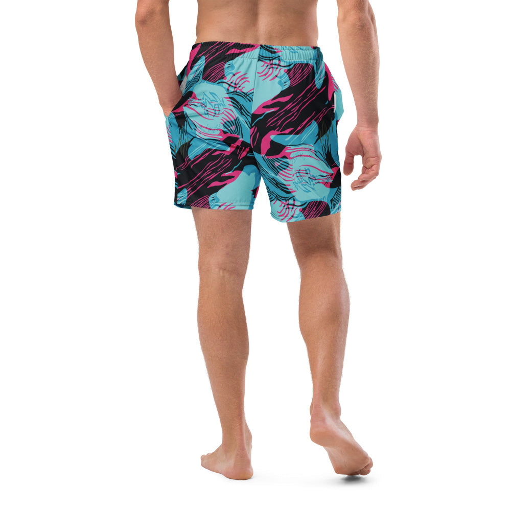 Miami Brushstroke CAMO swim trunks - Mens Swim Trunks