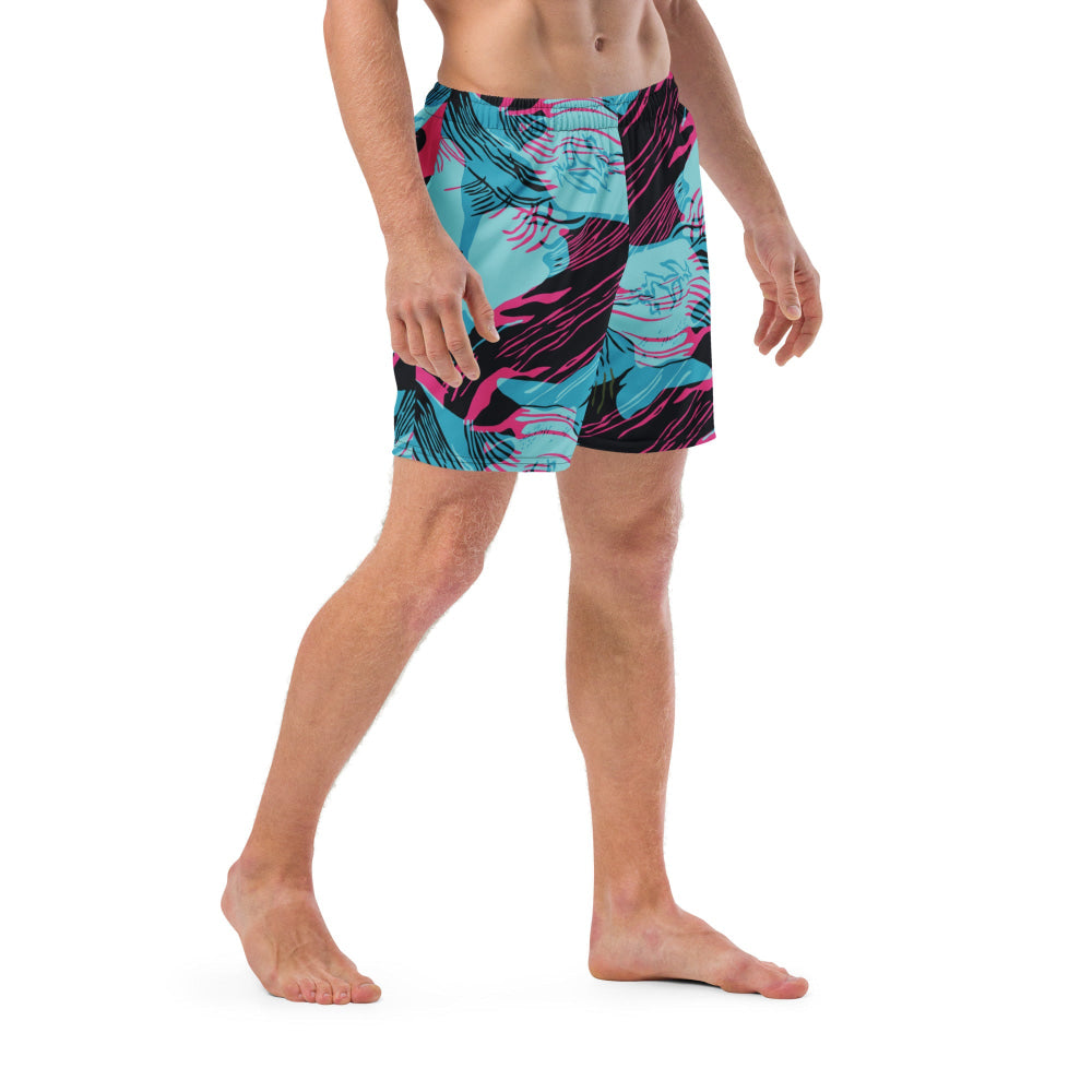 Miami Brushstroke CAMO swim trunks - Mens Swim Trunks