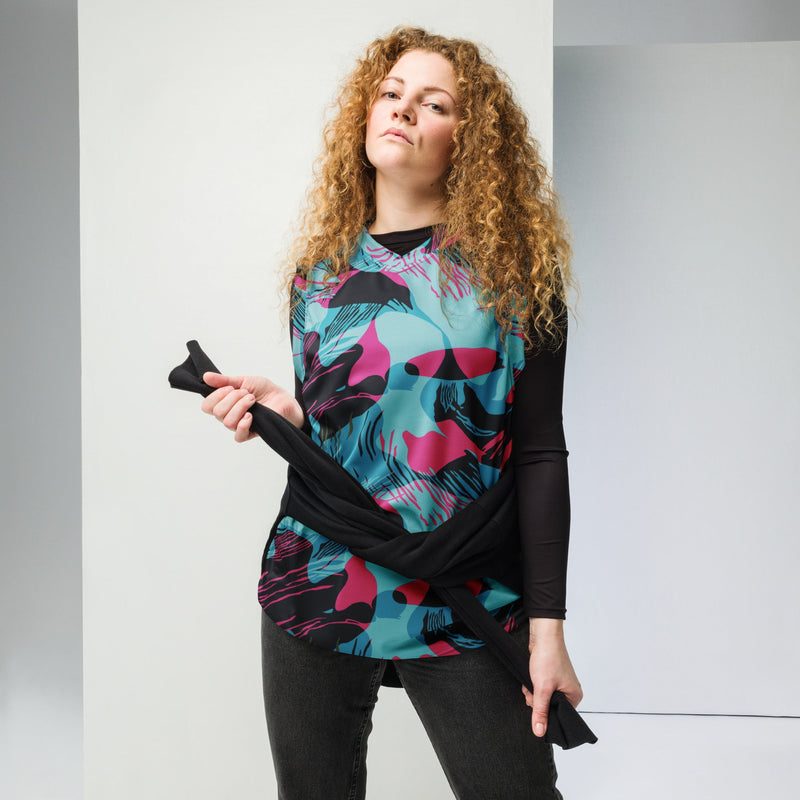 Brushstroke Miami Vice CAMO Unisex Basketball Jersey