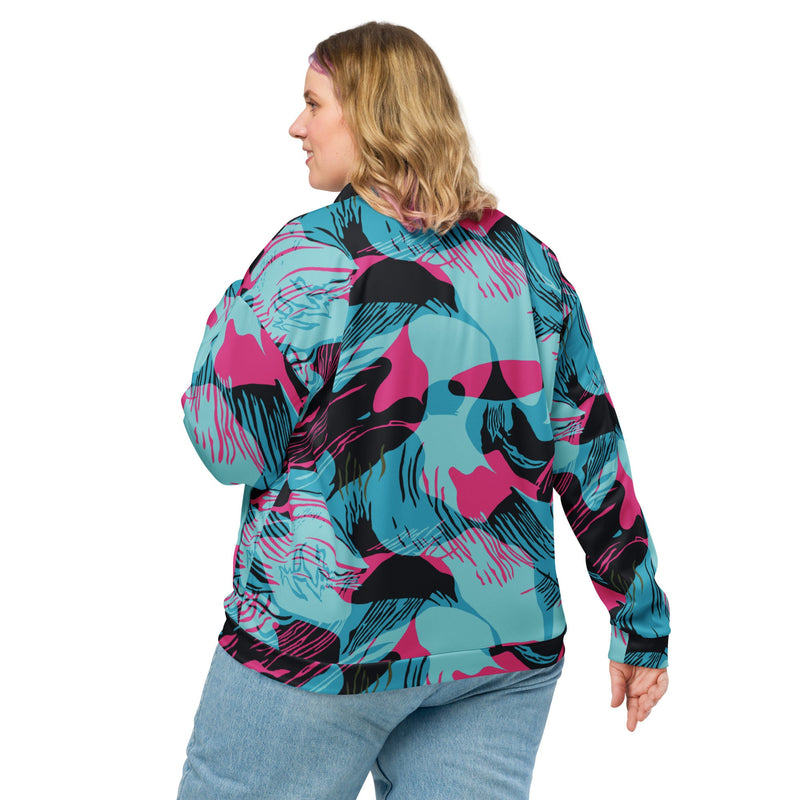 Brushstroke Miami Vice CAMO Unisex Bomber Jacket