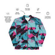 Brushstroke Miami Vice CAMO Unisex Bomber Jacket