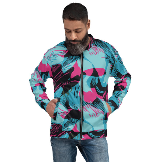 Miami Brushstroke CAMO Unisex Bomber Jacket