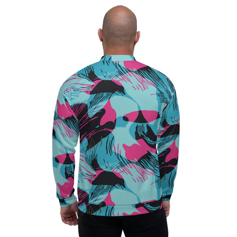 Brushstroke Miami Vice CAMO Unisex Bomber Jacket