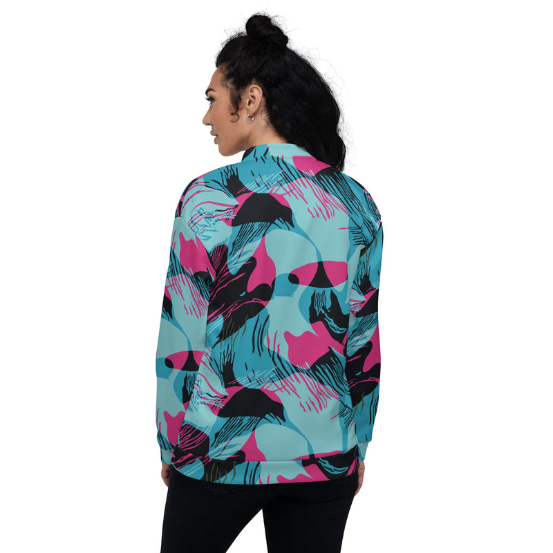 Brushstroke Miami Vice CAMO Unisex Bomber Jacket