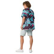Brushstroke Miami Vice CAMO Unisex Short-Sleeve Button Shirt - Button-Up