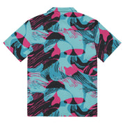 Brushstroke Miami Vice CAMO Unisex Short-Sleeve Button Shirt - Button-Up