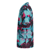 Brushstroke Miami Vice CAMO Unisex Short-Sleeve Button Shirt - Button-Up