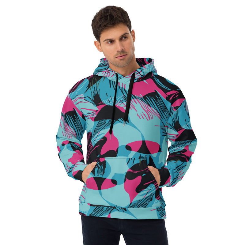 Brushstroke Miami Vice CAMO Unisex Hoodie - 2XS