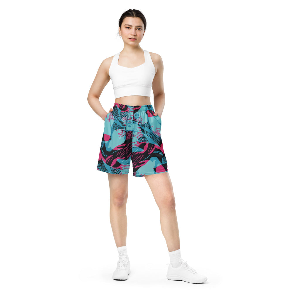 Miami Brushstroke CAMO Unisex mesh shorts - Mesh Shorts