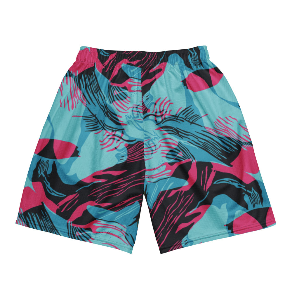 Miami Brushstroke CAMO Unisex mesh shorts - Unisex Mesh Shorts