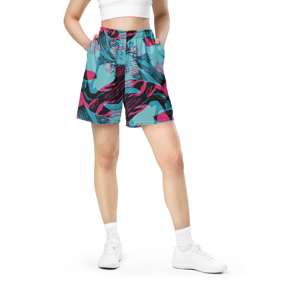 Miami Brushstroke CAMO Unisex mesh shorts - Mesh Shorts