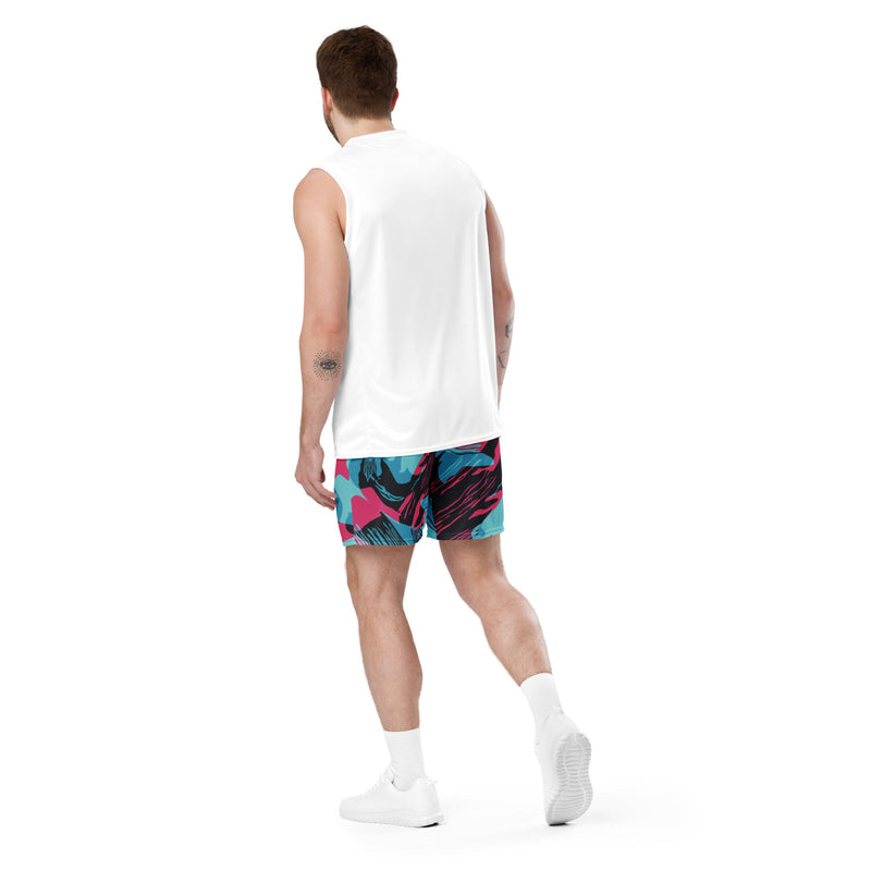 Brushstroke Miami Vice CAMO Unisex Mesh Shorts