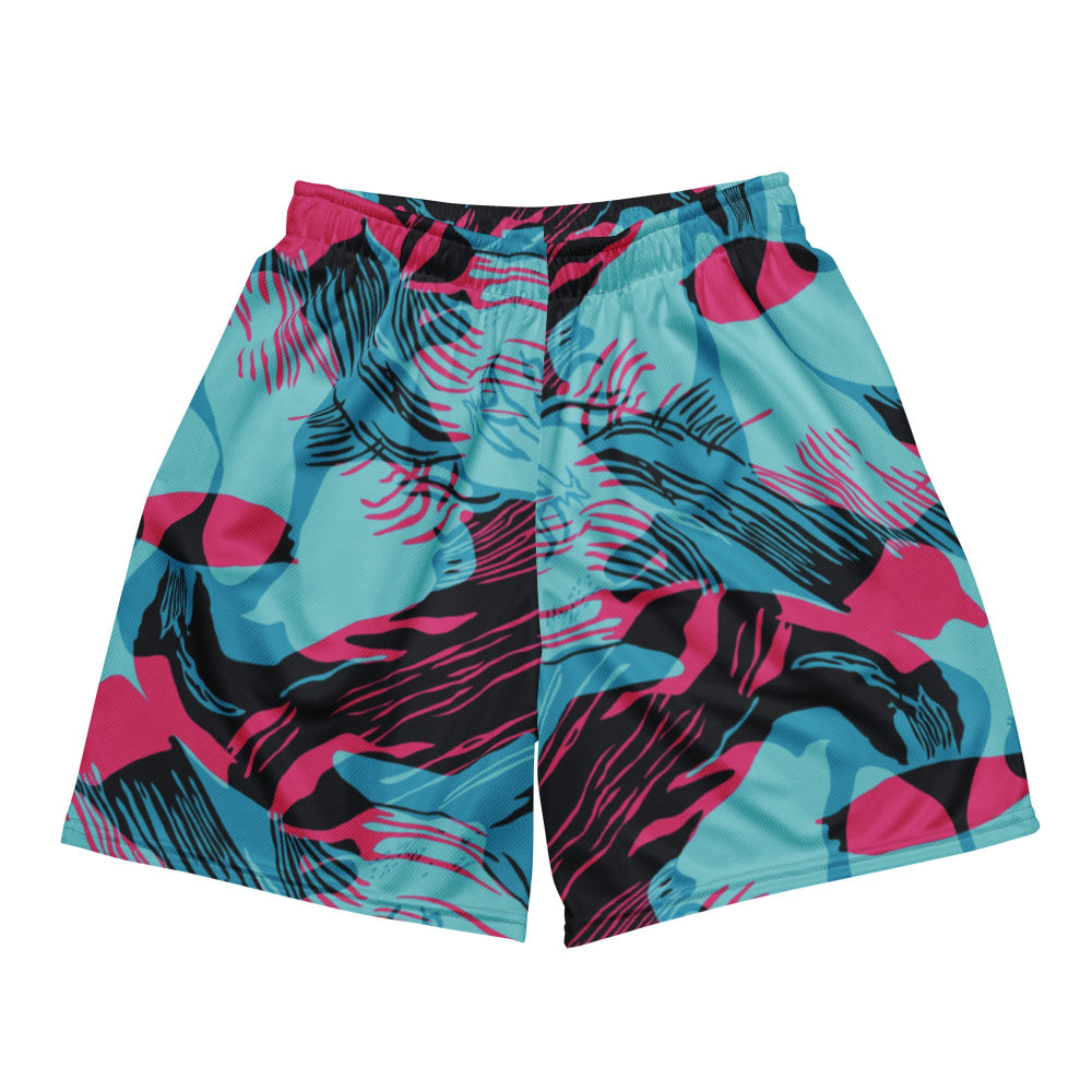 Miami Brushstroke CAMO Unisex mesh shorts - Unisex Mesh Shorts