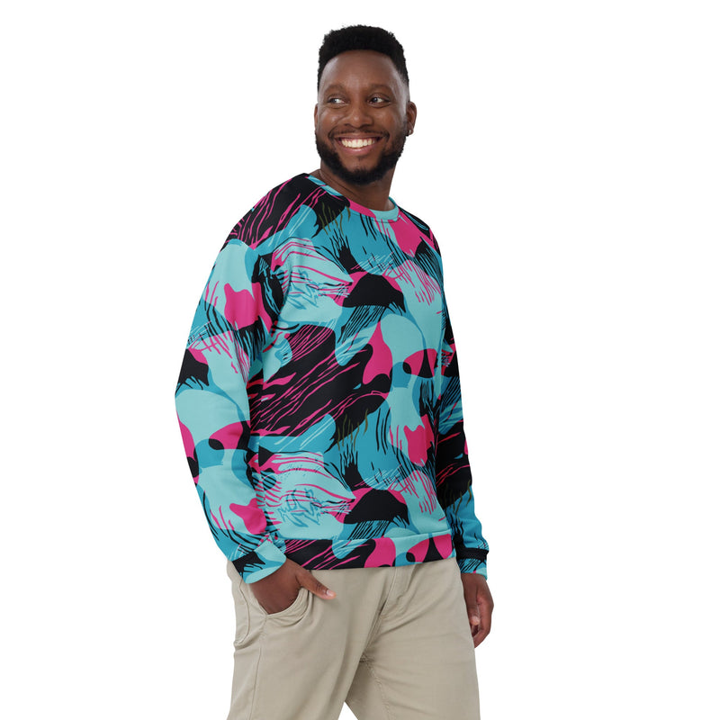 Brushstroke Miami Vice CAMO Unisex Sweatshirt