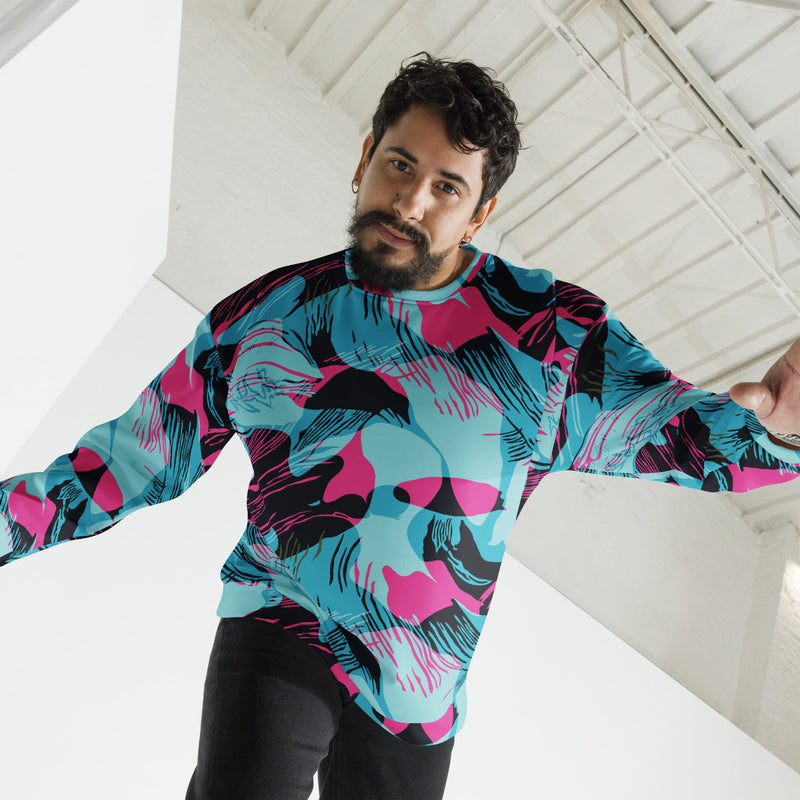 Brushstroke Miami Vice CAMO Unisex Sweatshirt