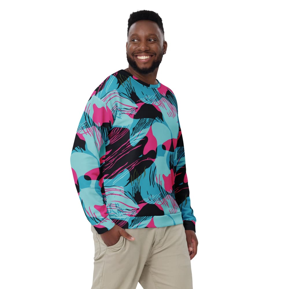 Miami Brushstroke CAMO Unisex Sweatshirt - Unisex Sweatshirt
