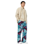 Brushstroke Miami Vice CAMO Unisex Wide-Leg Leisure Pants - Pant