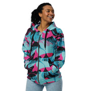 Brushstroke Miami Vice CAMO Unisex Zip Hoodie