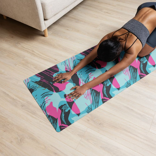 Miami Brushstroke CAMO Yoga mat - Yoga Mat