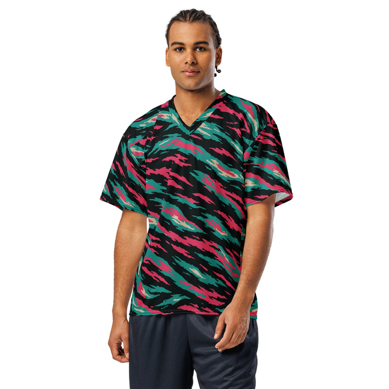 Lizard Miami Vice CAMO Unisex American Football Jersey