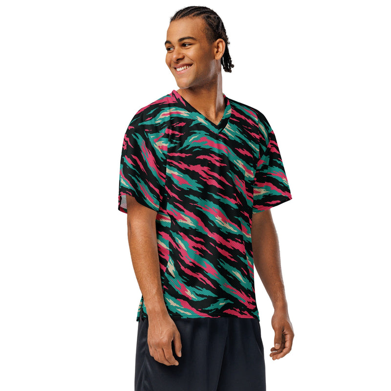 Lizard Miami Vice CAMO Unisex American Football Jersey