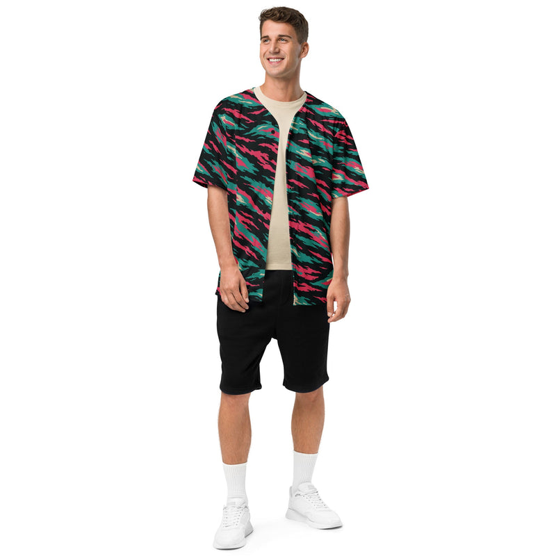 Lizard Miami Vice CAMO Unisex Baseball Jersey