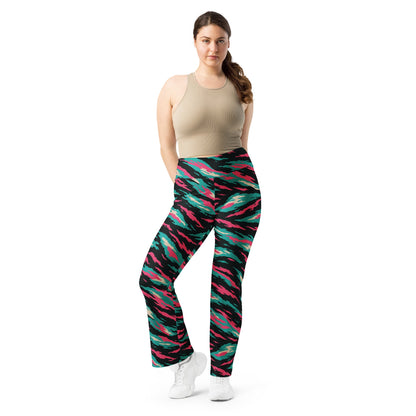 Miami Lizard CAMO Flare leggings - Womens Leggings