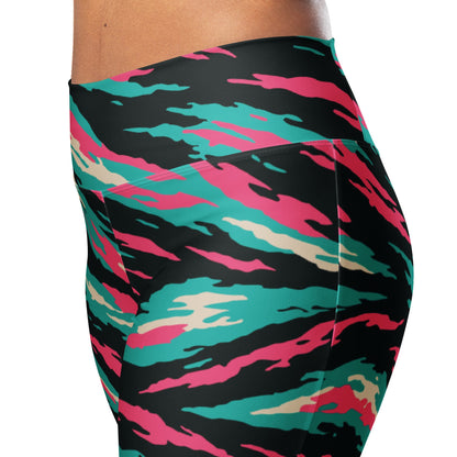 Miami Lizard CAMO Flare leggings - Womens Leggings
