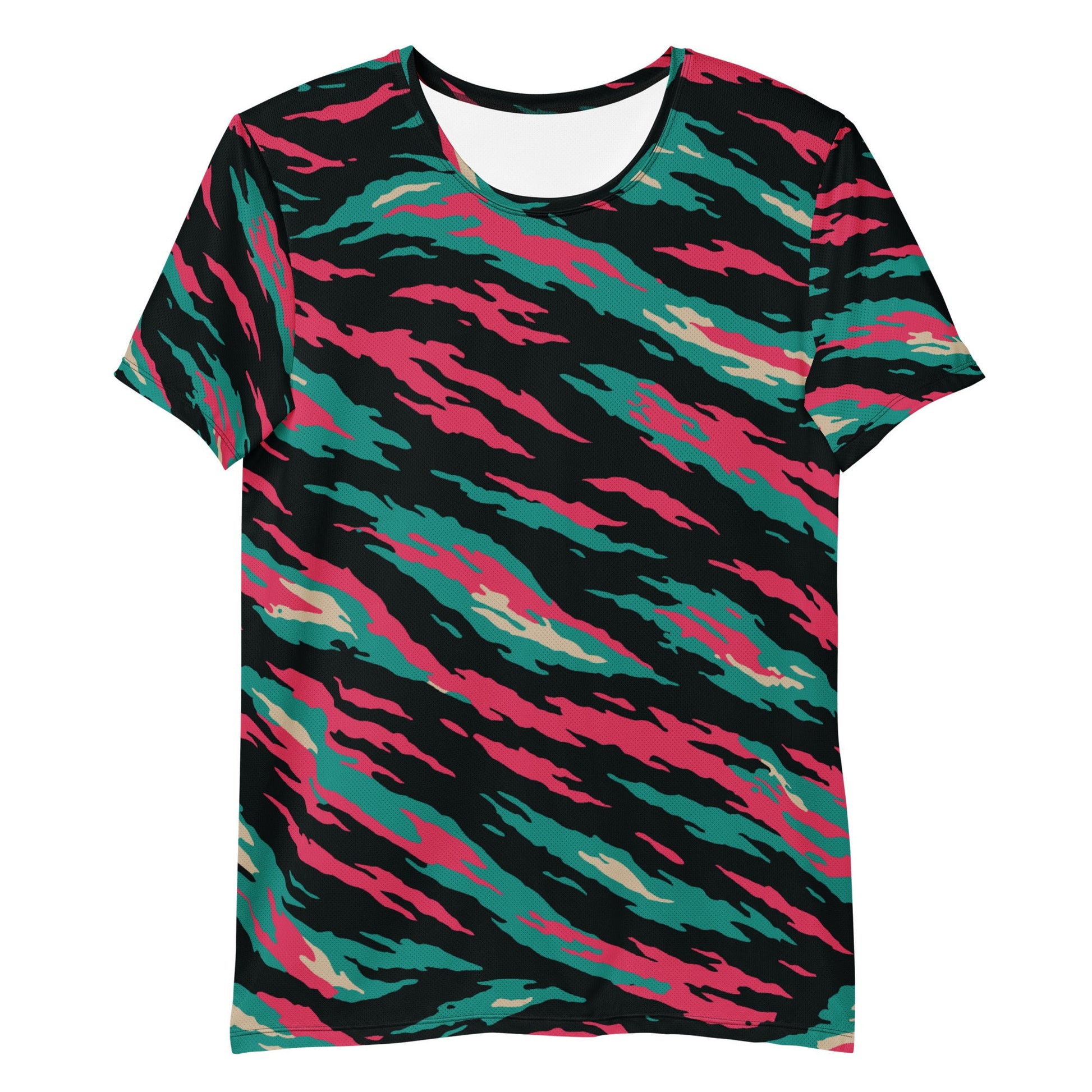 Miami Lizard CAMO Mens athletic t-shirt - Athletic T-Shirts