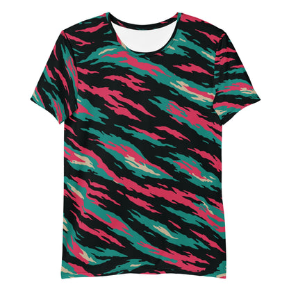 Miami Lizard CAMO Mens athletic t-shirt - Athletic T-Shirts