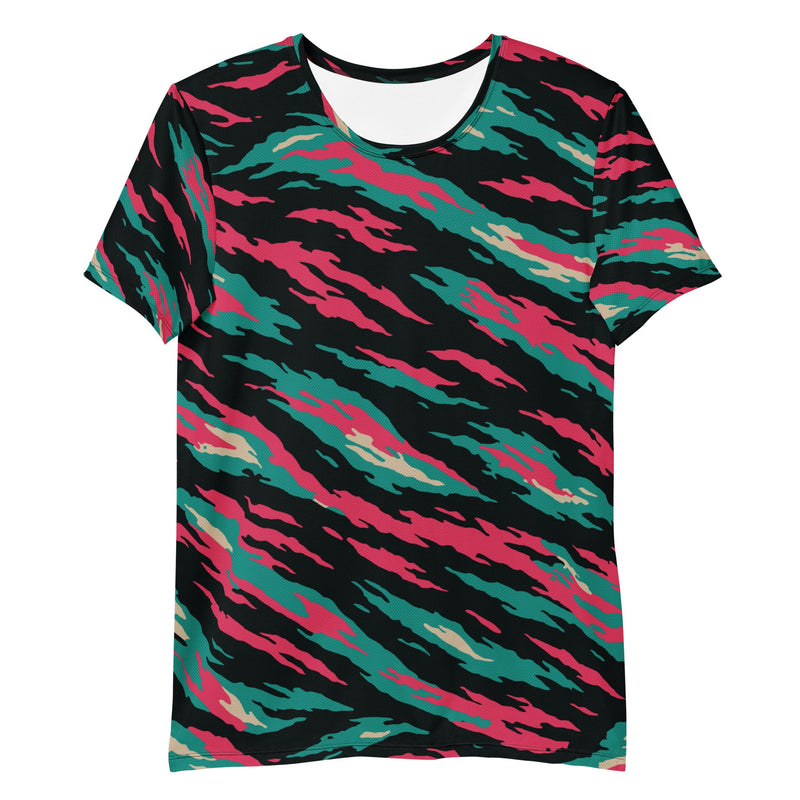 Lizard Miami Vice CAMO Mens Athletic T-Shirt - Shirt
